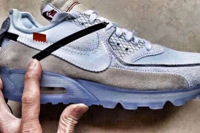 A First Look at the Off-White™ x Nike Air Max 90 "Ice"