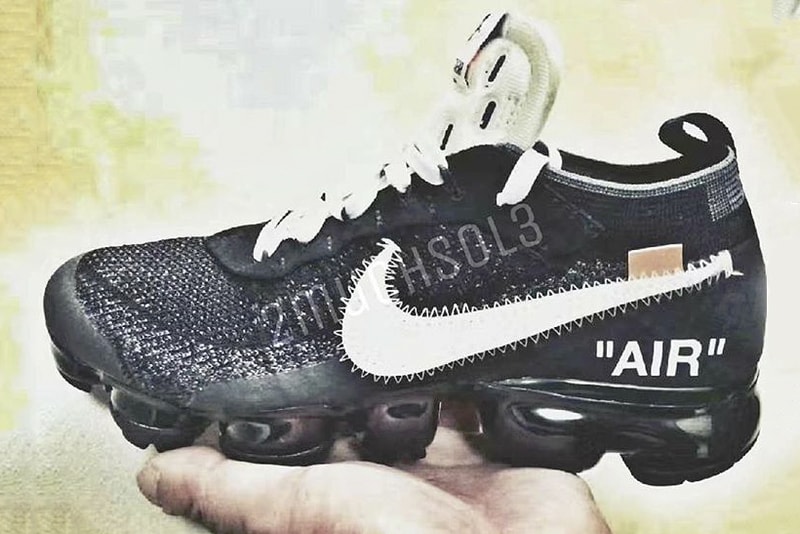OFF-WHITE Nike Air VaporMax Leak Swoosh VIRGIL ABLOH OFF-WHITE C/O VIRGIL ABLOH