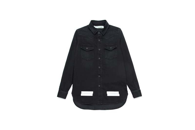 OFF-WHITE c/o VIRGIL ABLOH Hong Kong Exclusive Items Binder Clip Handbag T-shirt Hoodie Jeans