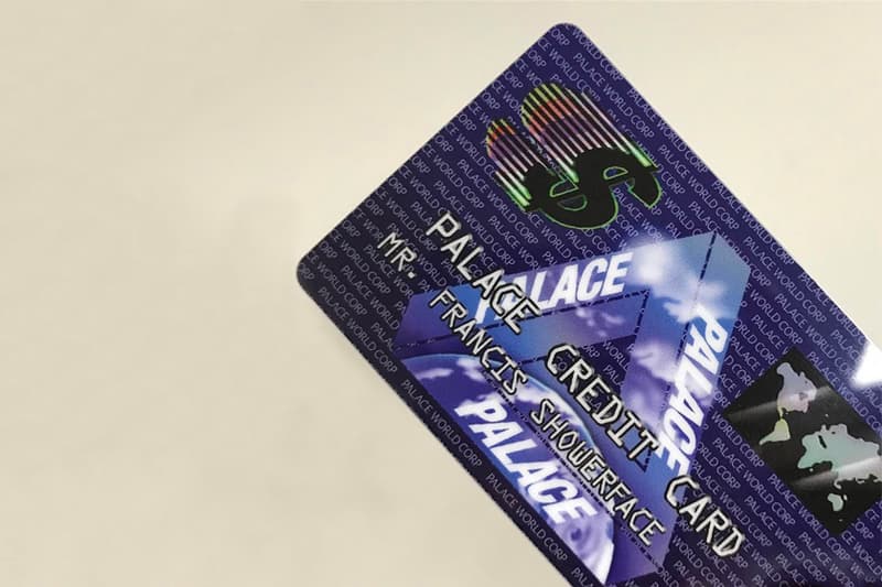 Palace Skateboards Credit Card