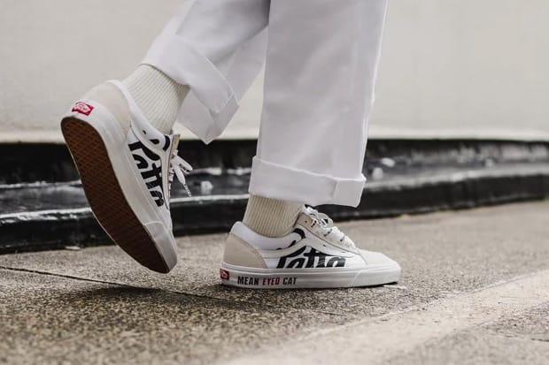 vans patta white