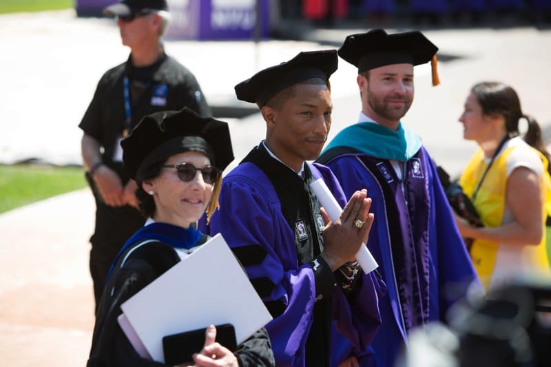 Watch Pharrell's Entire NYU Commencement Speech Now
