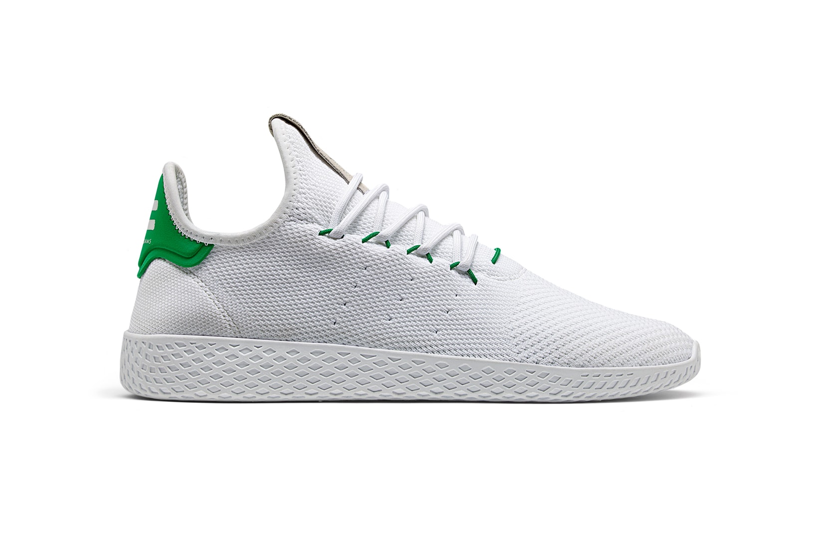 adidas Mens Pharrell Williams Tennis Hu Shoes in Black and White