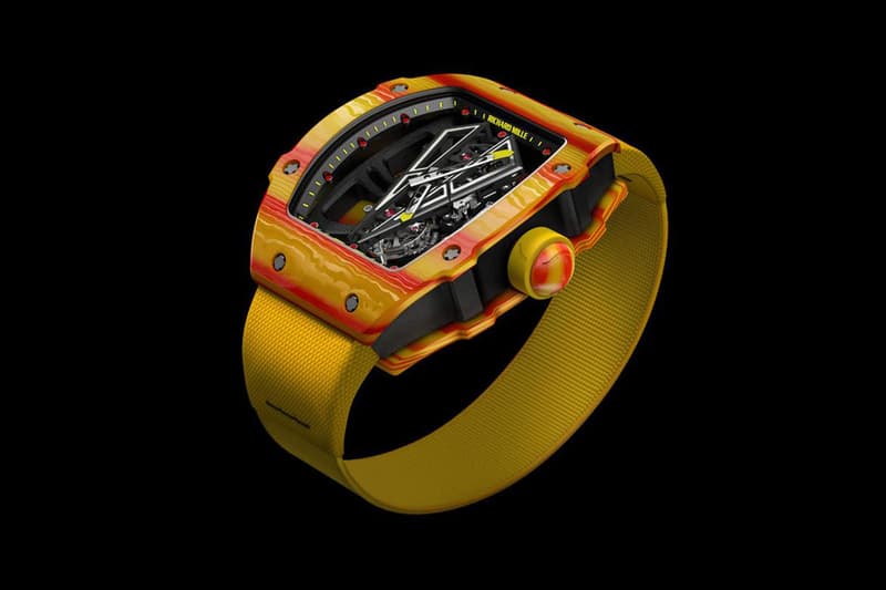 Rafael Nadal French Open Richard Mille RM 27-03 Watch Roland Garros Tennis Timepiece
