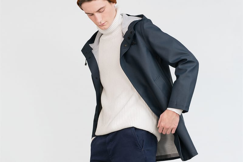 zara men's rain jackets