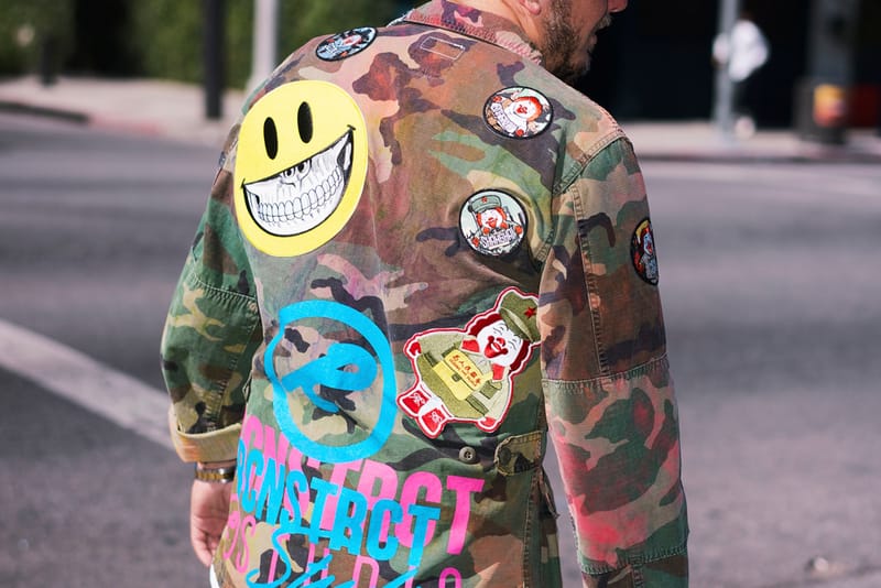 RCNSTRCT Studio Links up With Ron English on a Custom Camo Shirt