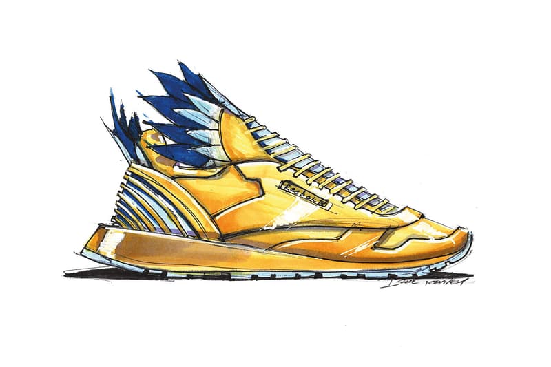 met gala sneaker sketches reebok