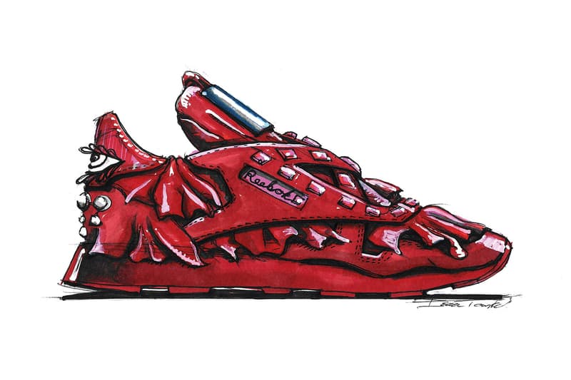 met gala sneaker sketches reebok