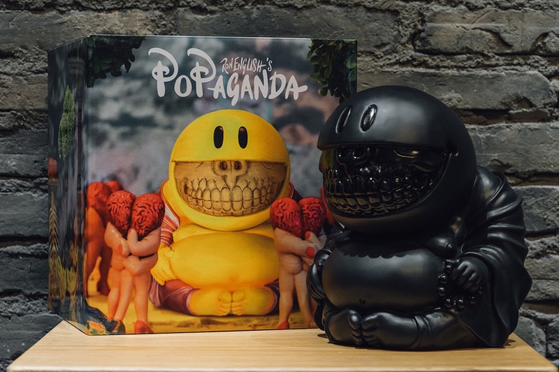 DOE Ron English Mad Happy Monk Grin Figure