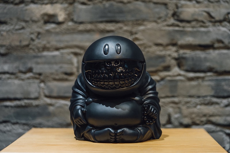 DOE Ron English Mad Happy Monk Grin Figure