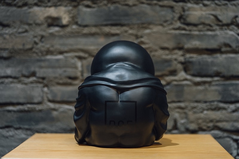 DOE Ron English Mad Happy Monk Grin Figure