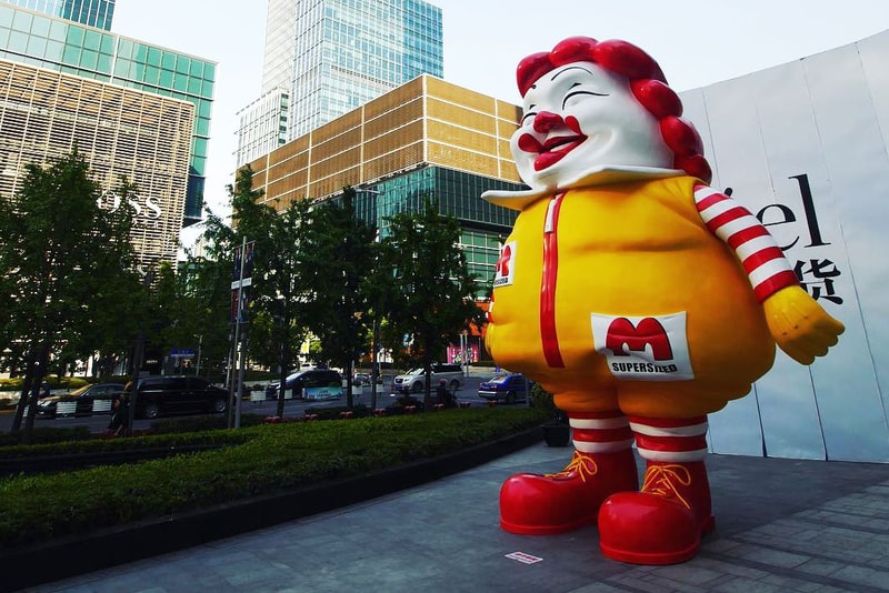 Ron English Ronald McDonald Shanghai Statue