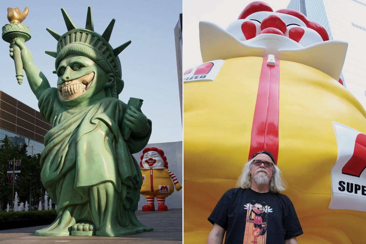 Ron English Ronald McDonald Shanghai Statue