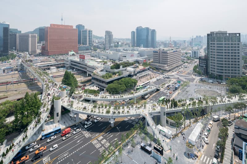 Seoullo 7017 Linear Park Seoul South Korea Design Architecture Public Park