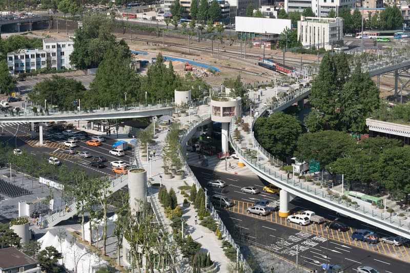 Seoullo 7017 Linear Park Seoul South Korea Design Architecture Public Park