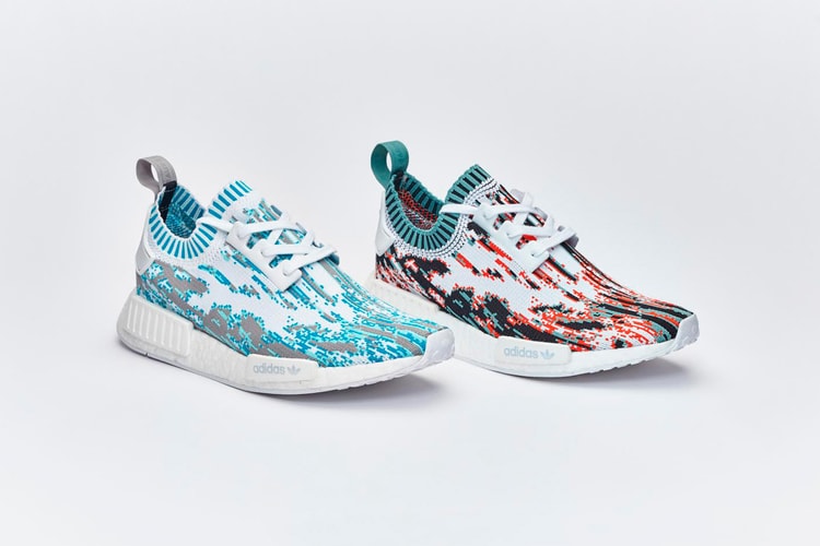 Sneakersnstuff Unveils a Datamoshing-Inspired adidas NMD_R1 Primeknit Pack