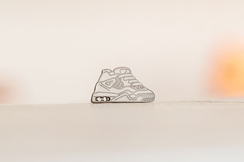 Nike Air Jordan 4 Pure Money Enamel Pin SOLEHEAVEN SneakerToons Prez-One