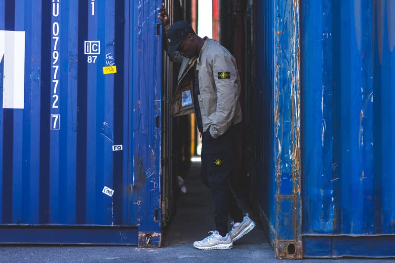 Stone Island OFF-WHITE 424 Cabinet Noir Editorial Fashion Apparel Sneakers Accessories Streetwear Photography