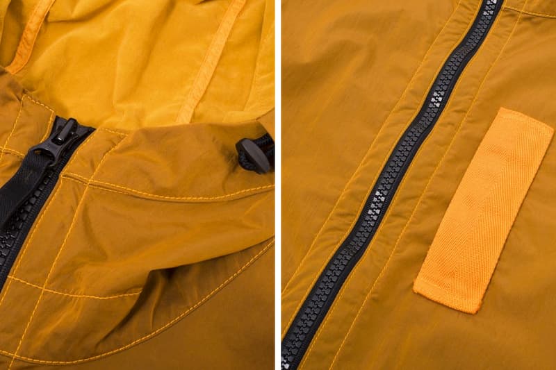 Stone Island Waterproof Nylon Metal Flock Jacket
