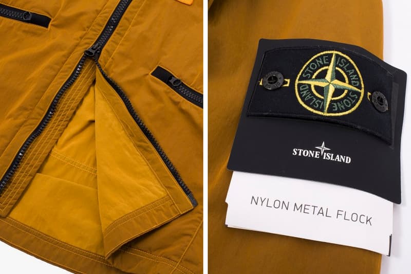 Stone Island Waterproof Nylon Metal Flock Jacket