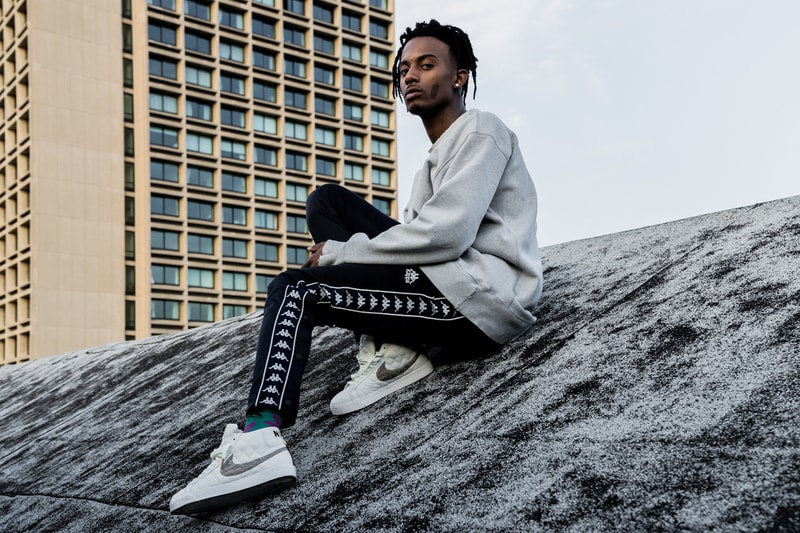 Streetsnaps Playboi Carti Supreme Crewneck Kappa Pants Supreme Nike Blazer White Money