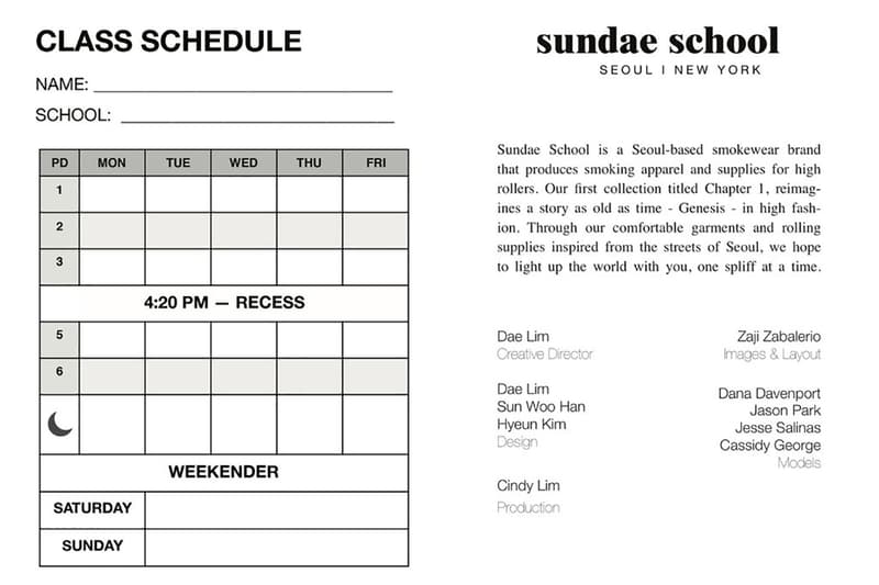 Sundae School Cannabis Smoking Chapter 1: Genesis