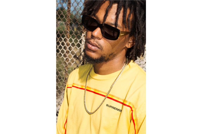 Supreme Sunglasses Black Gold Frame