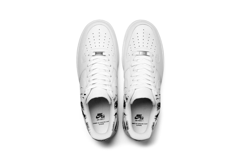 Supreme COMME des GARÇONS SHIRT Nike Air Force 1 Low Release Info Date