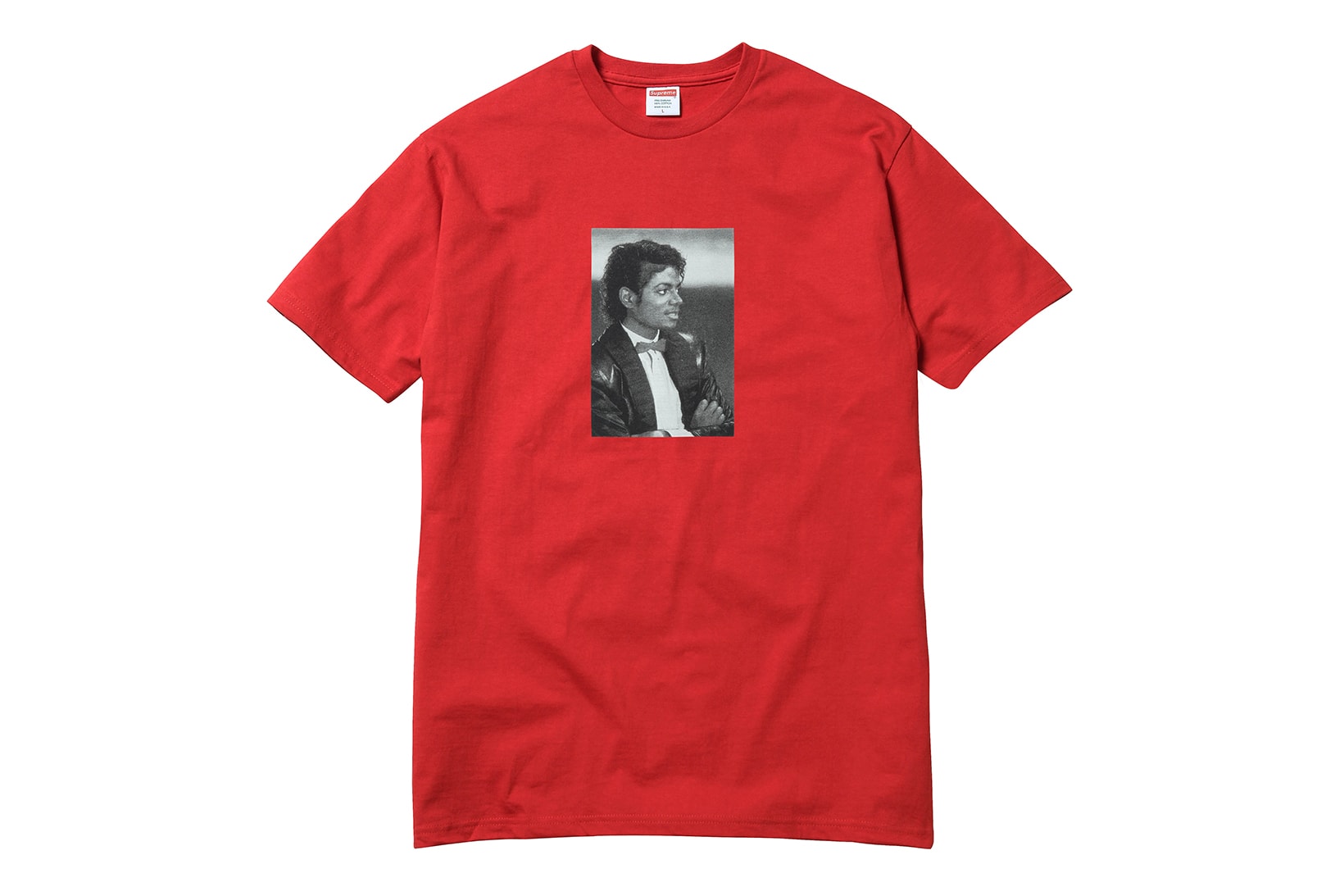 Supreme Michael Jackson 2017 Collection T-Shirt Red Front