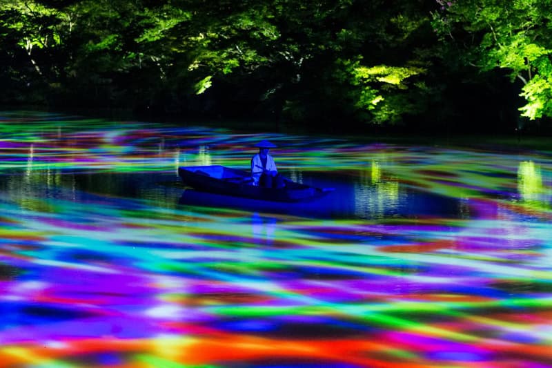 teamLab Japan Mifuneyama Rakuen Park Light Installations Artwork