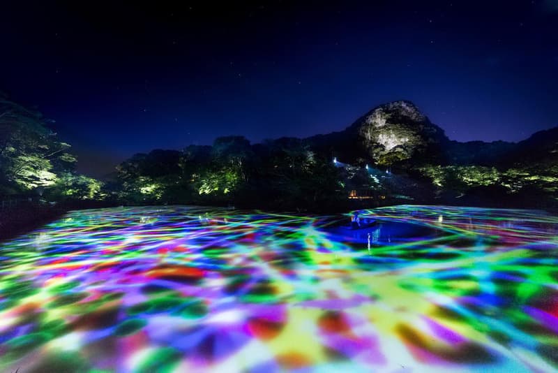 teamLab Japan Mifuneyama Rakuen Park Light Installations Artwork