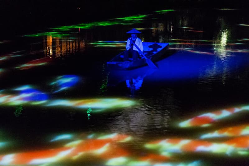 teamLab Japan Mifuneyama Rakuen Park Light Installations Artwork