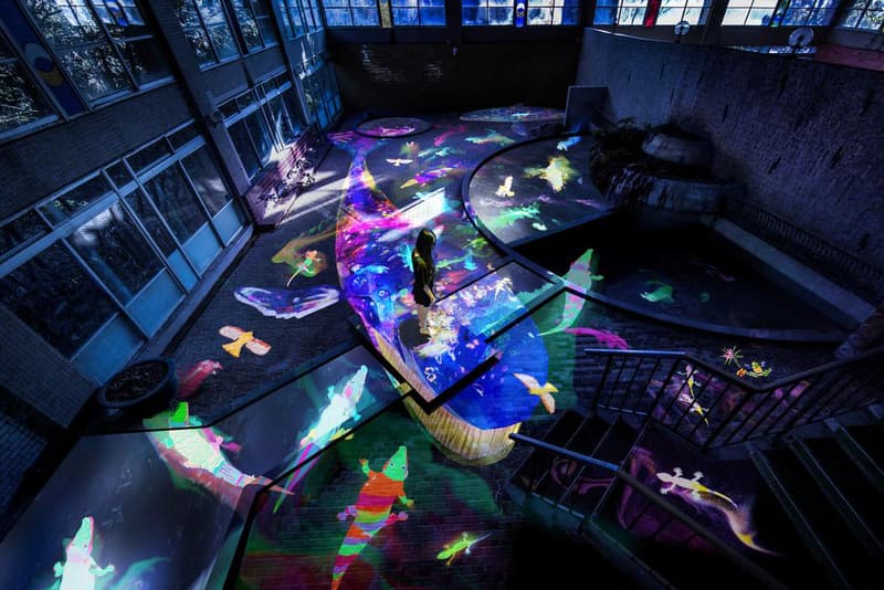 teamLab Japan Mifuneyama Rakuen Park Light Installations Artwork