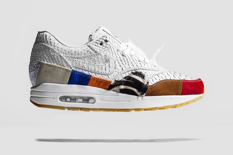 Air Max 1 "Master" White Python The Shoe Surgeon