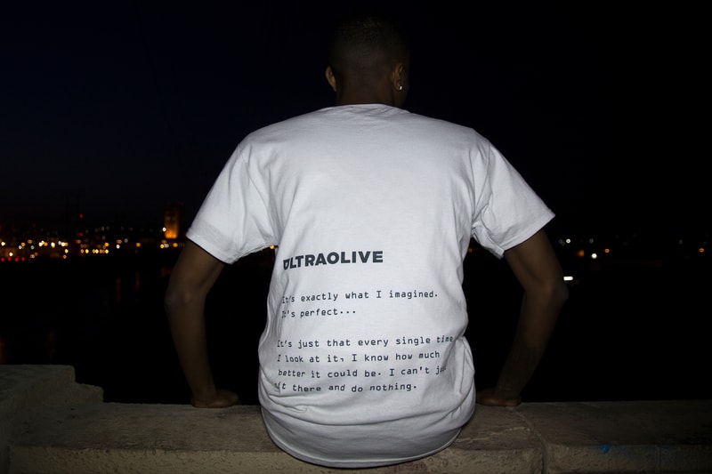 ULTRAOLIVE “Temporarily Satisfied” Collection Streetwear Fashion Apparel Clothing Accessories T-Shirts Bags Furniture