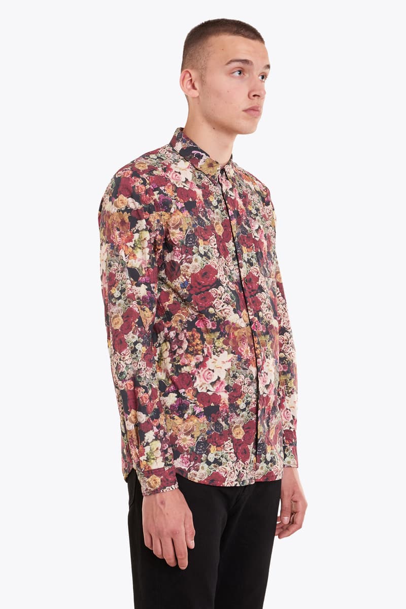 UNDERCOVER Red Flower Print Shirt 2017 Spring/Summer Jun Takahashi