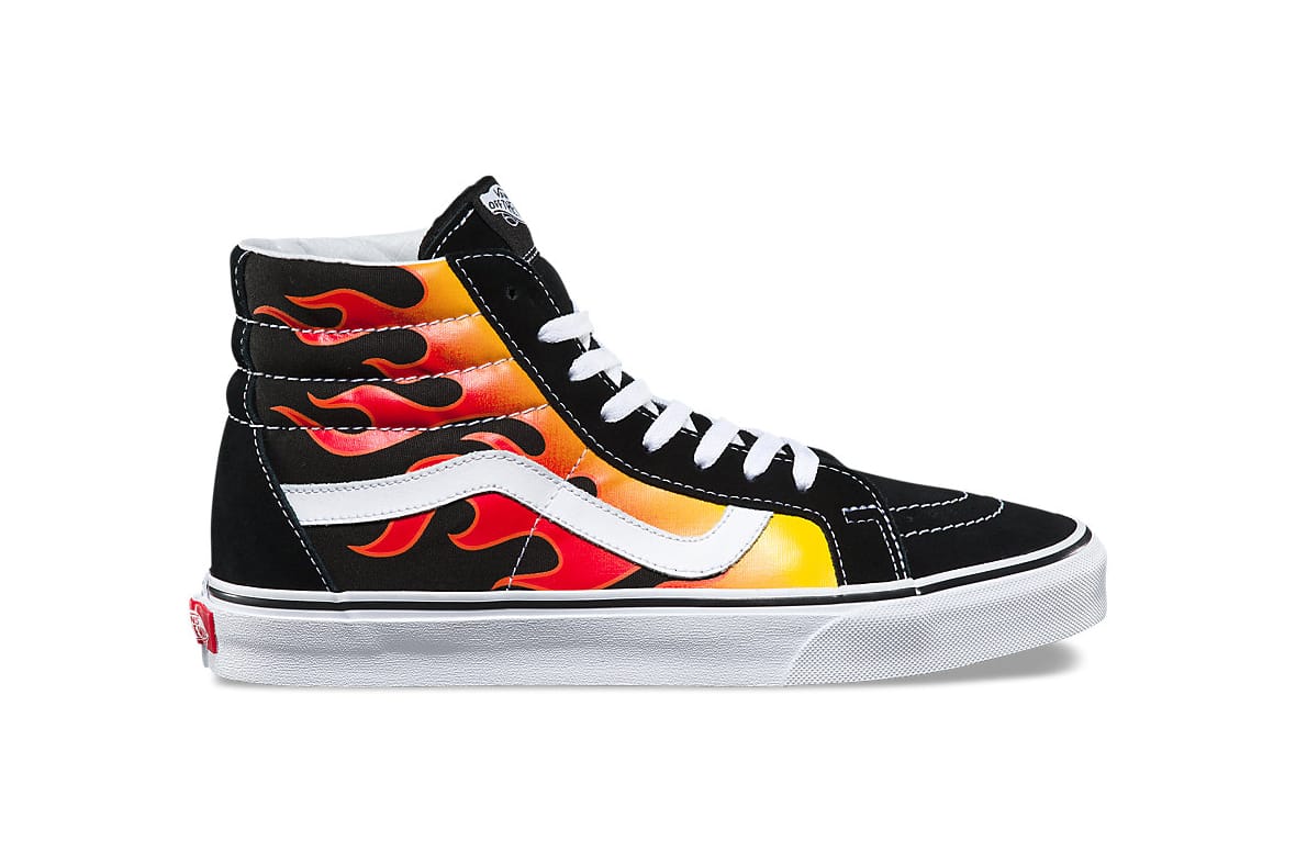 vans with flame
