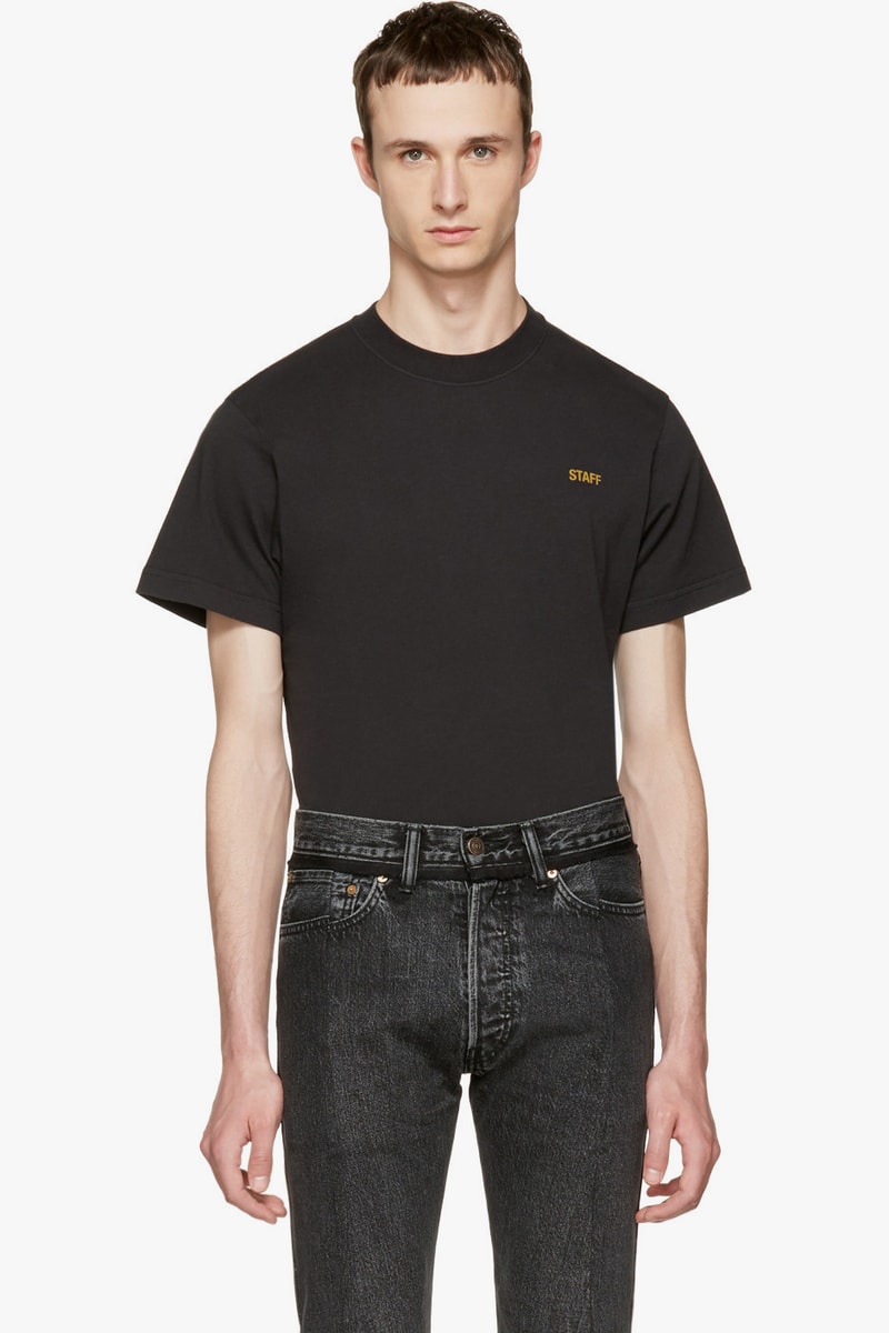Vetements "Staff" T-Shirt 2017 Spring Summer