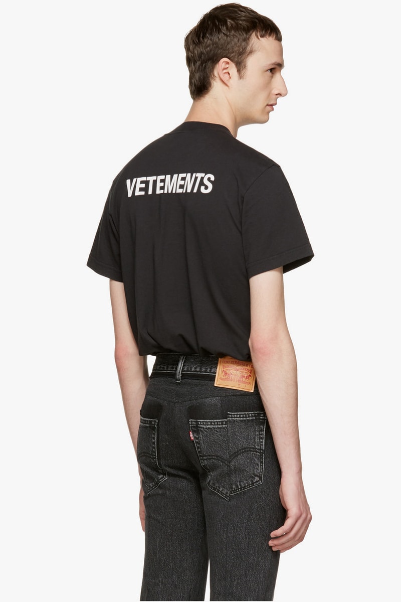 Vetements "Staff" T-Shirt 2017 Spring Summer