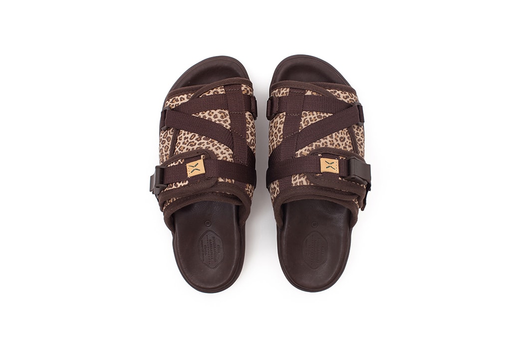 visvim Leopard Print Christo Slides Sandals