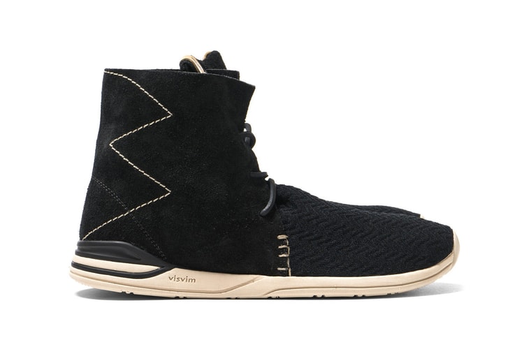 visvim Releases the HURON MESH MOC-FOLK Hi in a Timeless Black Colorway