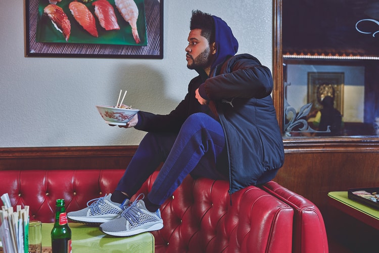 The Weeknd Serves up a Look at the New PUMA Tsugi NETFIT Sneaker