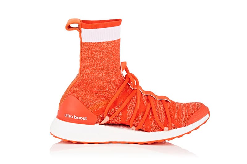 Y-3 Ultra BOOST X Stella McCartney sock adidas orange black