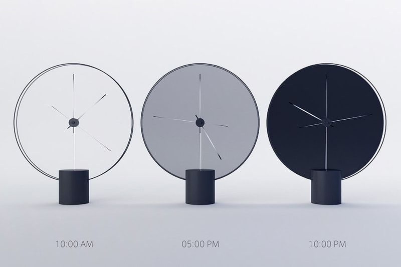 Yicong Lu Clock Time of Day Color Changing