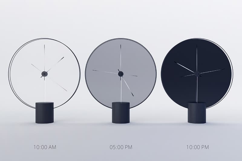 Yicong Lu Clock Time of Day Color Changing