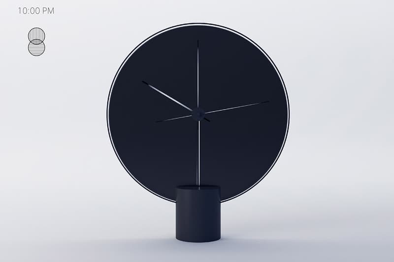 Yicong Lu Clock Time of Day Color Changing