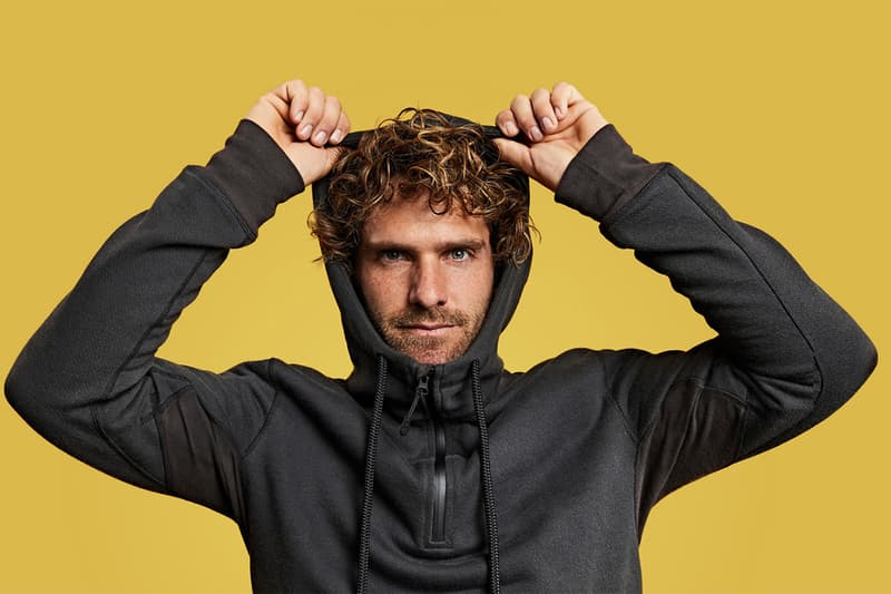 Vollebak 100 Year Hoodie Black Yellow