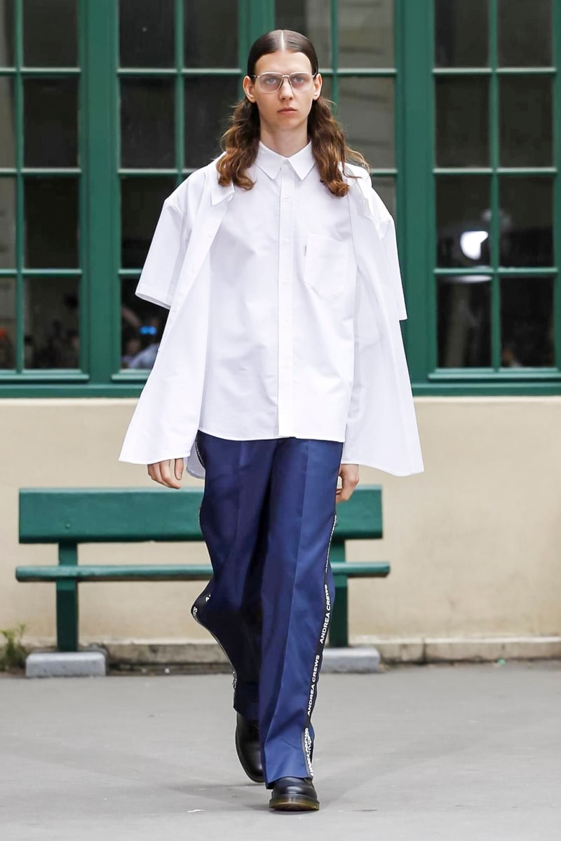 Andrea Crews 2018 Spring/Summer Collection Paris Fashion Week Men's Runway Show