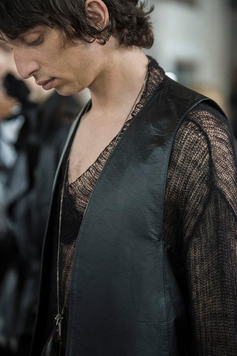 Ann Demeulemeester 2018 Spring/Summer Backstage Paris Fashion Week