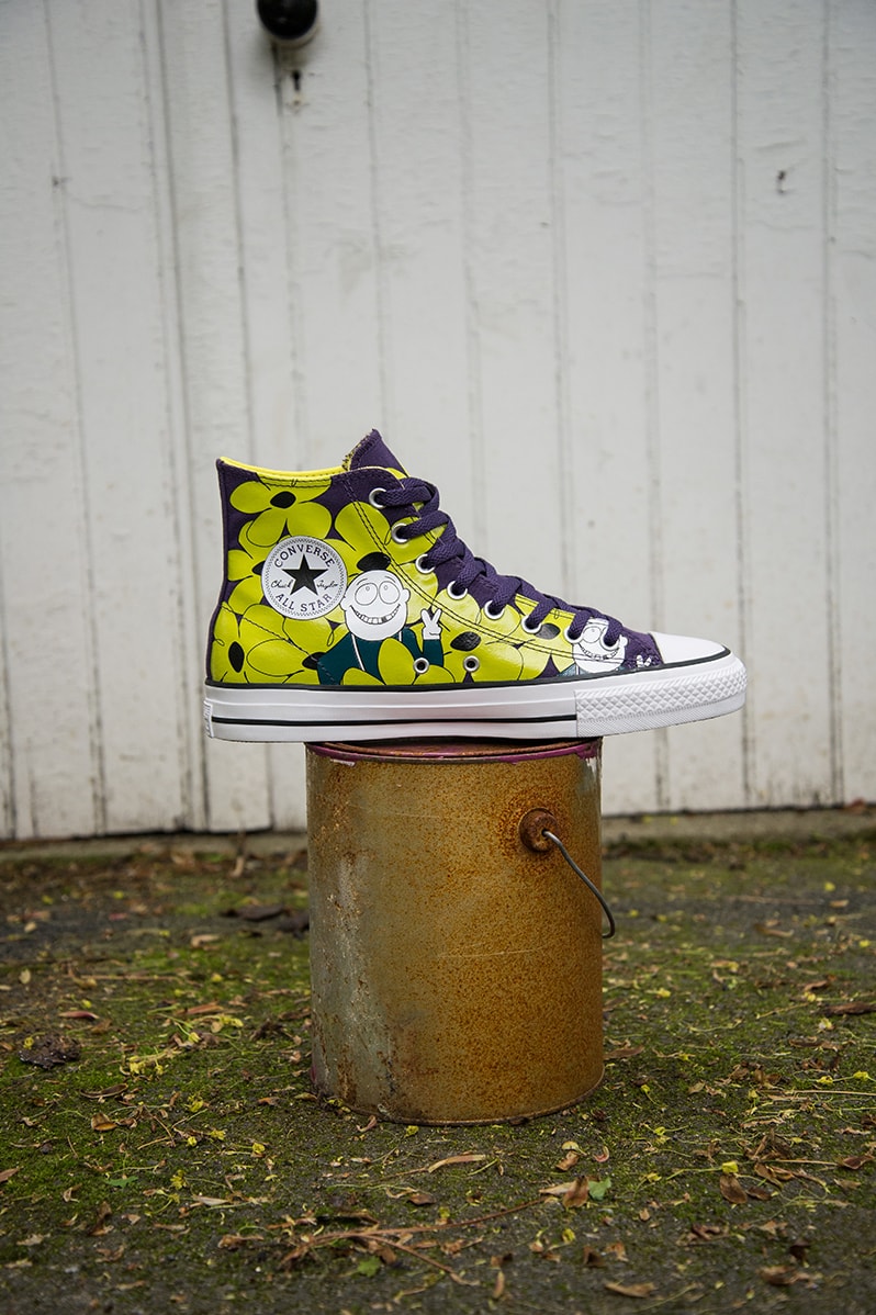 Converse Dinosaur Jr. Star Pro Hi One Star Pro Peace Sign Guy